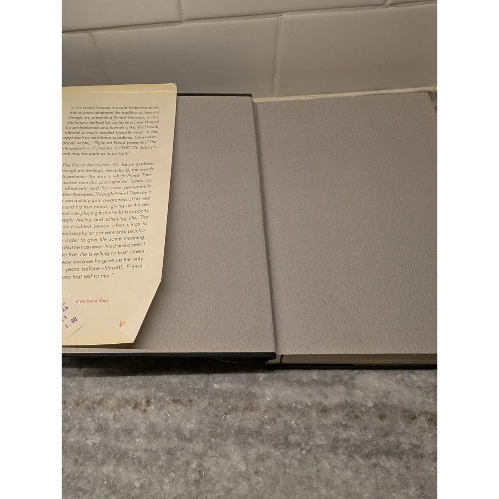 The Primal Revolution Toward a Real World by Arthur Janov 1972‎ hardcover